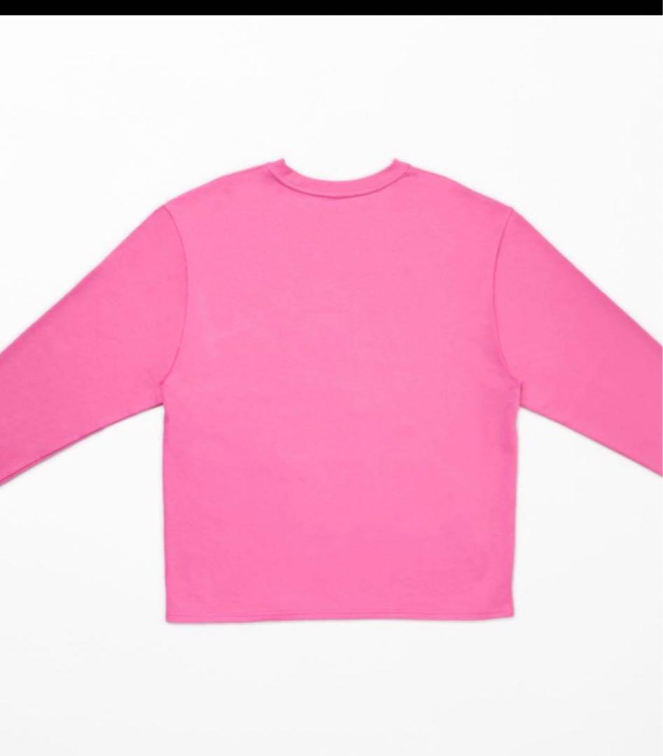 仲里依紗 グッドラックロングTシャツ ピンク アールイードット RE