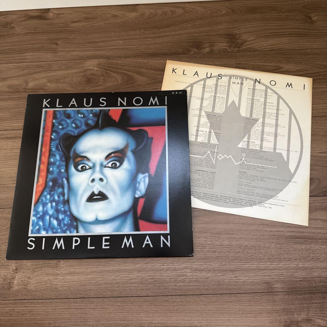 KLAUS NOMI クラウス・ノミ ニューウェイヴ怪作 2ndアルバム LP