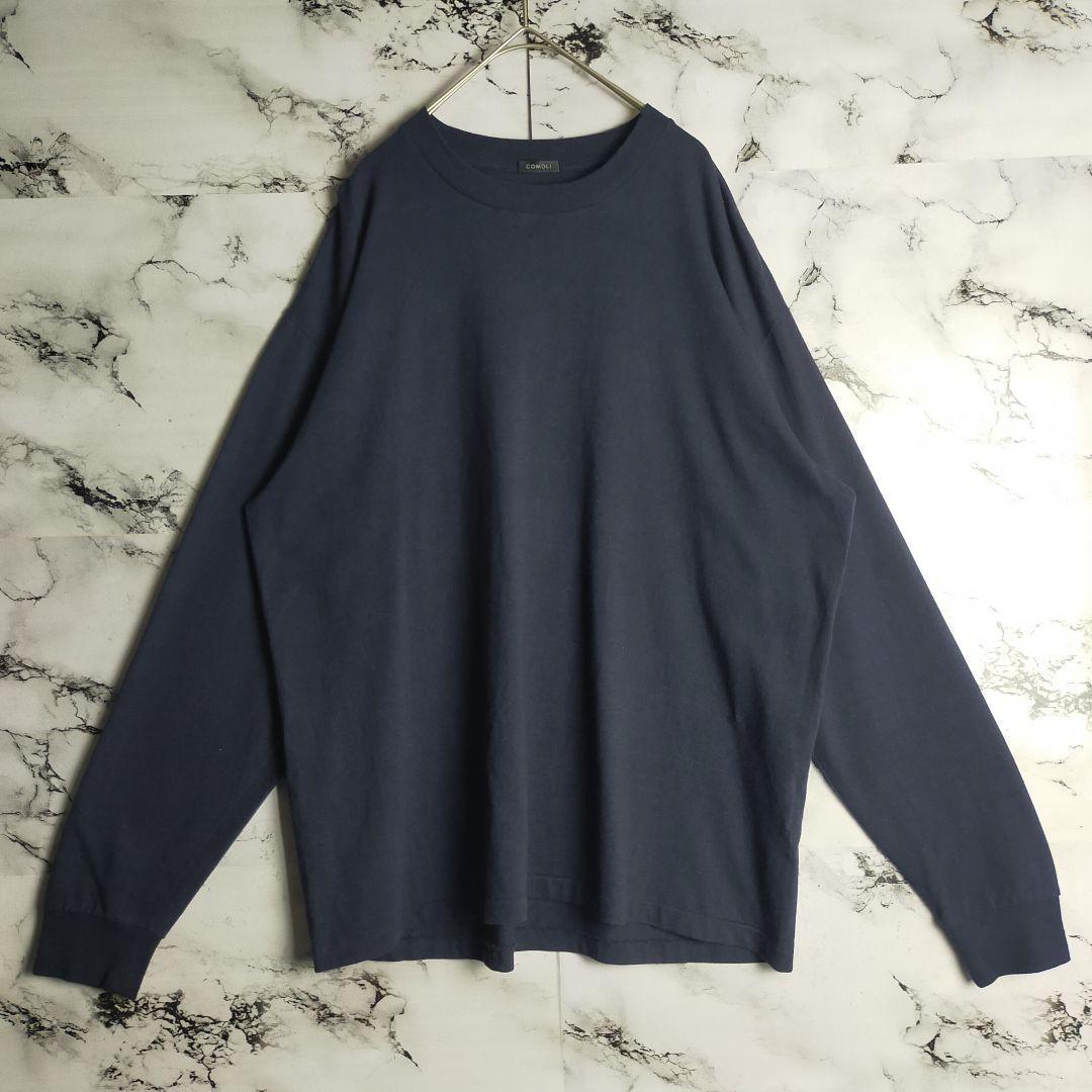 【人気デザイン】COMOLI コモリ☆空紡天竺長袖Tシャツ 入手困難 即完売品