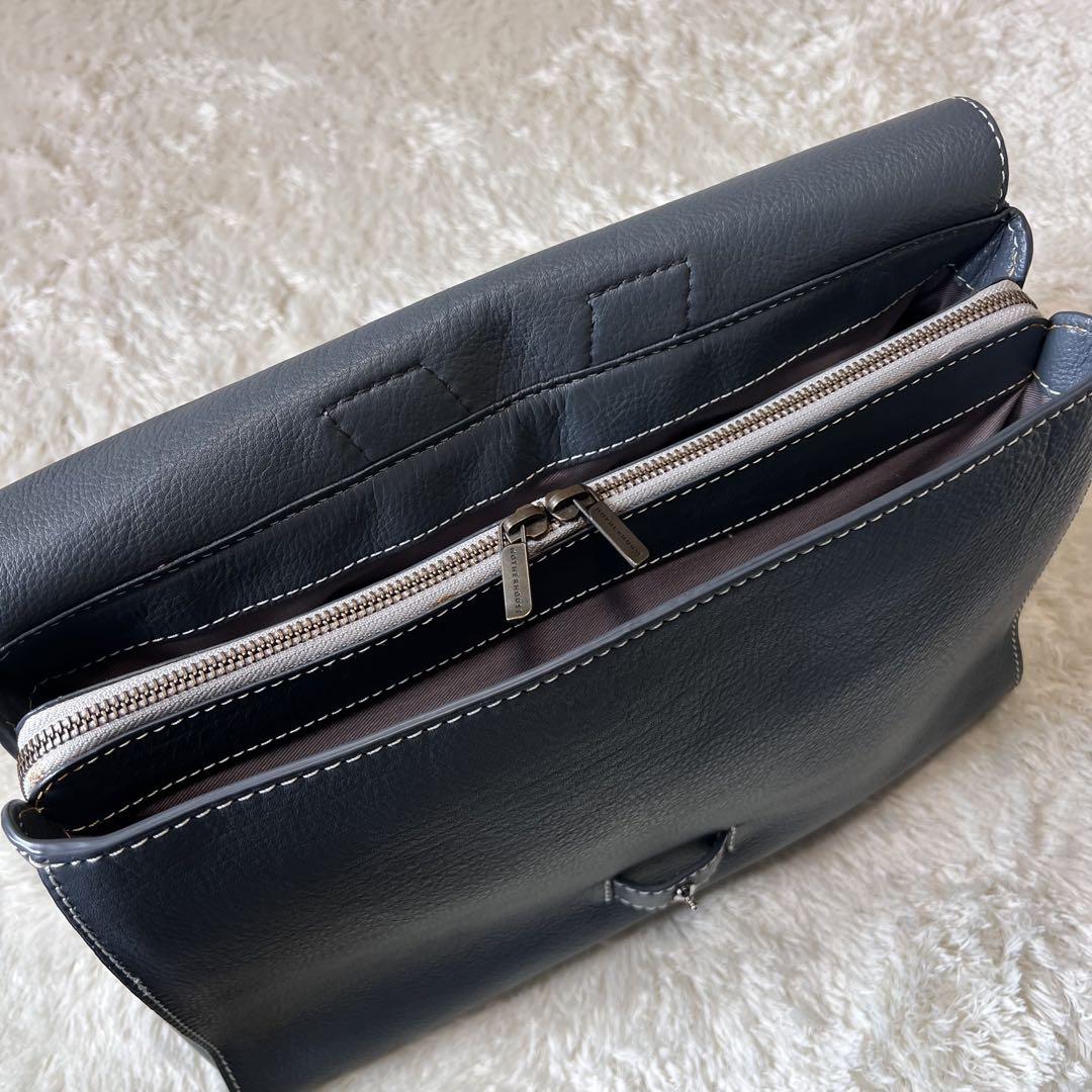 美品 マザーハウス リュック レイ2 スモーキーグレー2way