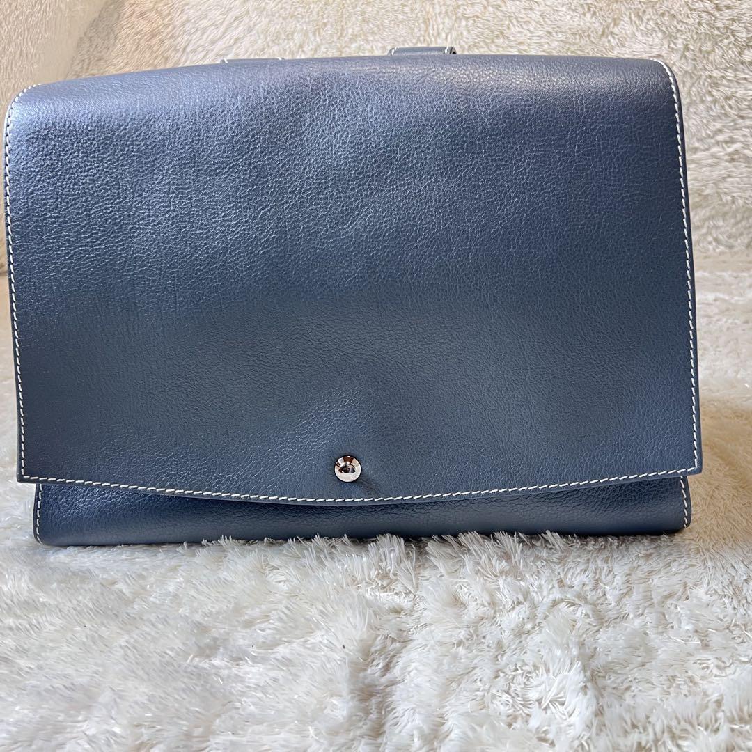 美品 マザーハウス リュック レイ2 スモーキーグレー2way