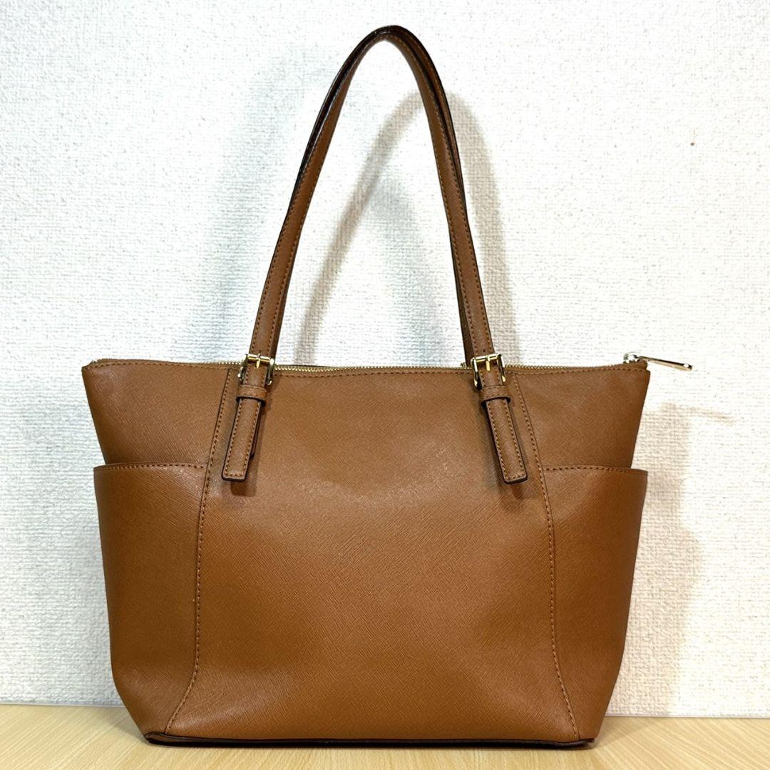 美品】マイケルコース レザー 舟形 トートバッグ 茶 ブラウン