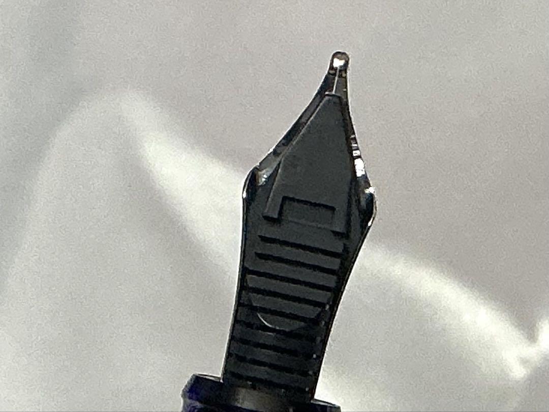 #3776 センチュリー 極太字 C ロジウムフィニッシュ シャルトルブルー