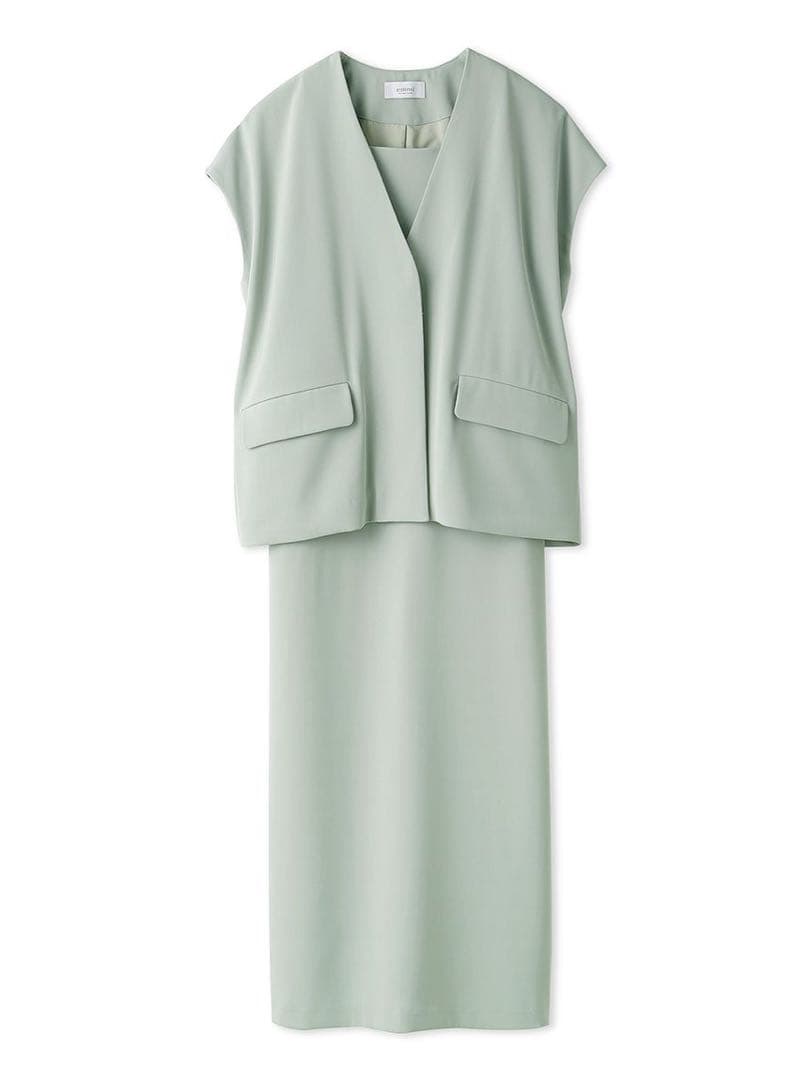 emmi eco ドライタッチジレ×キャミワンピース