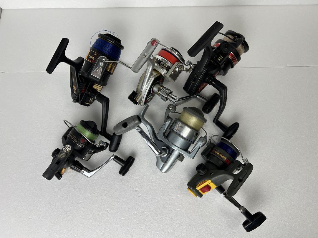 お値下げ SHIMANO RYOBI リール 他まとめて6個セット リール SHIMANO RYOBI などまとめて6点セット