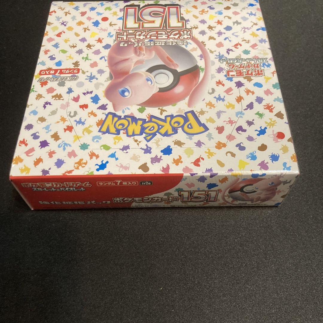 ポケモンカード 151 box シュリンクつき 未開封