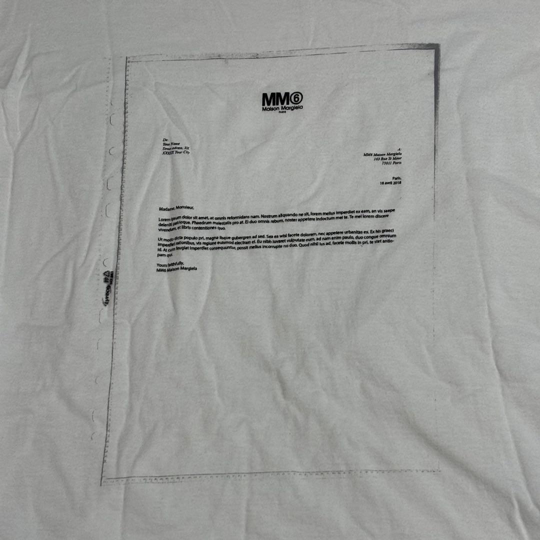 良品 MM6 Maison Margiela マルジェラ　Tシャツ　ホワイト