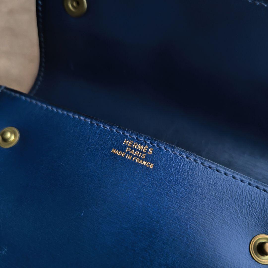 HERMES ポシェットグリーン 本革ウエストポーチ ベルト アクセサリー