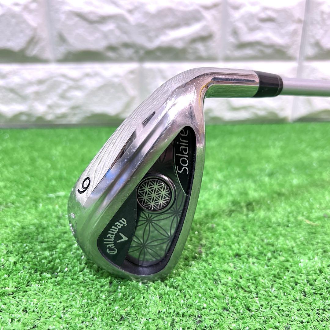 Callaway Solaire 9番アイアン レディース　L グリップ良好
