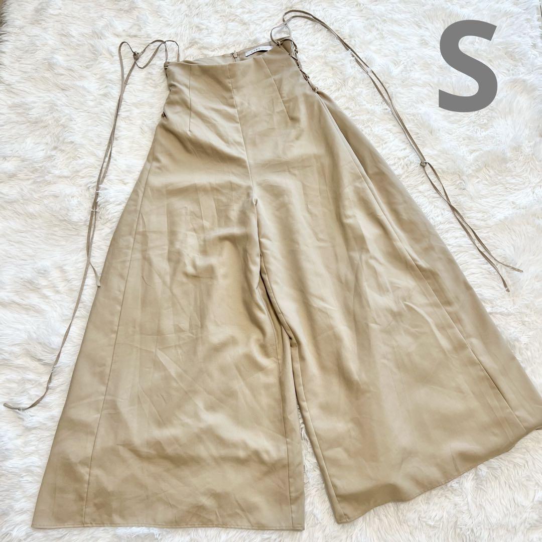 【美品✨】ETRETOKYOオールインワン ストラップ ボリュームパンツ S