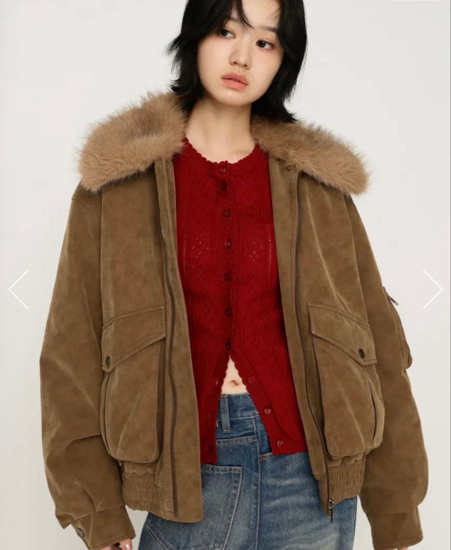 SLY WASHED PUFFER ブルゾン フリーサイズ