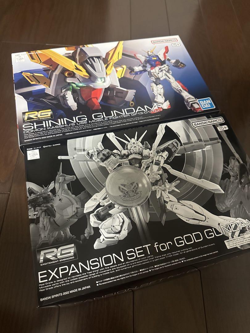 新品　RG シャイニングガンダム & ゴッドガンダム拡張セット　まとめ売り