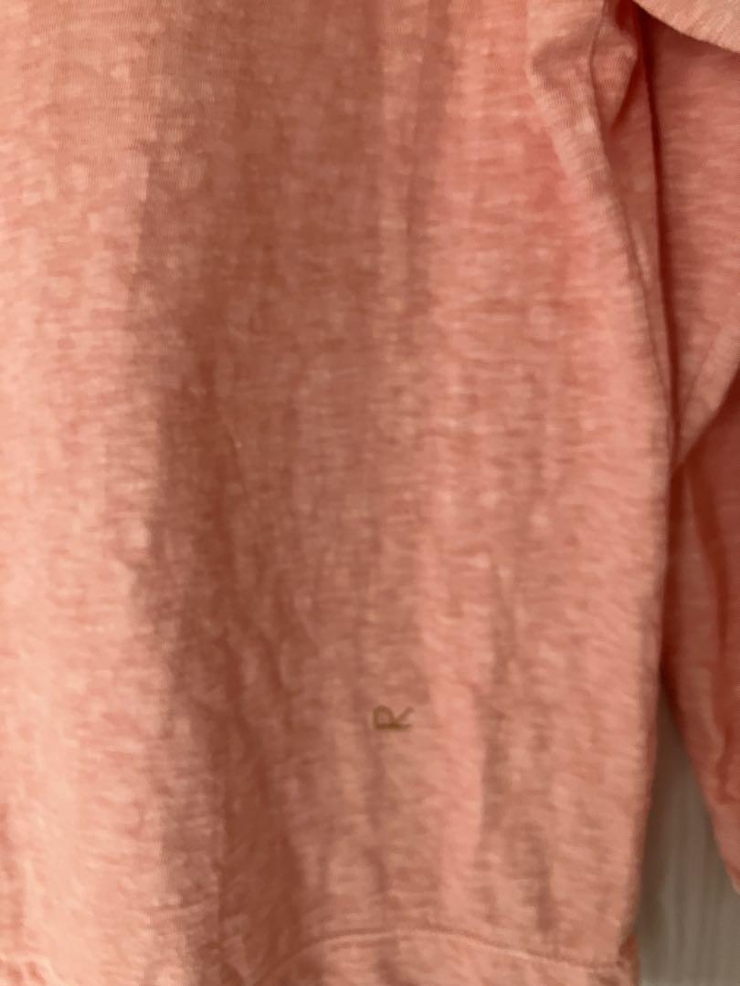 天竺の四角ヘンリーネックTシャツ 草木染め