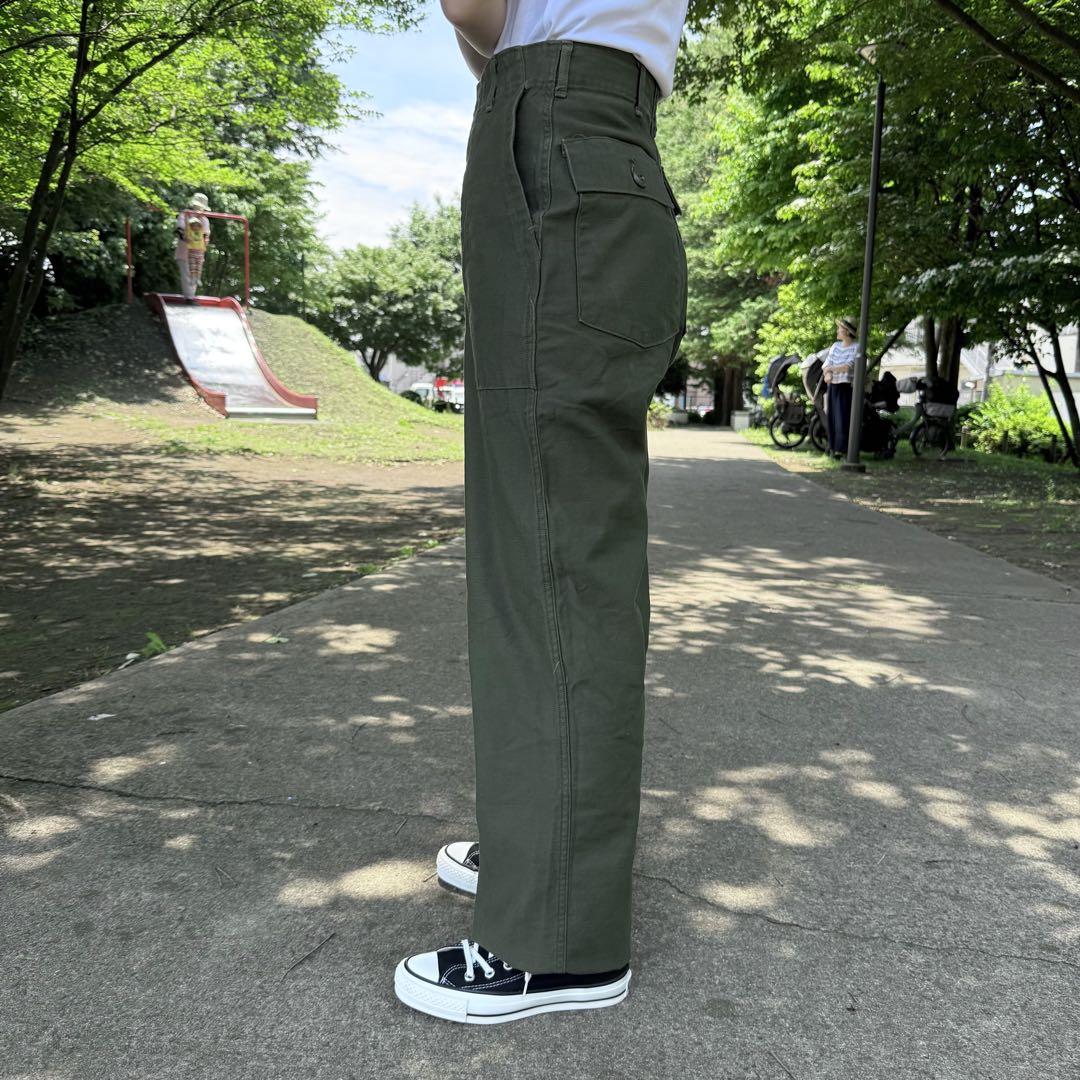 美品　70s　US ARMY ベイカーパンツ　OG-107　74年会計　W28 美品 70s US ARMY ベイカーパンツ OG-107 74年会計 W28 - メルカリ