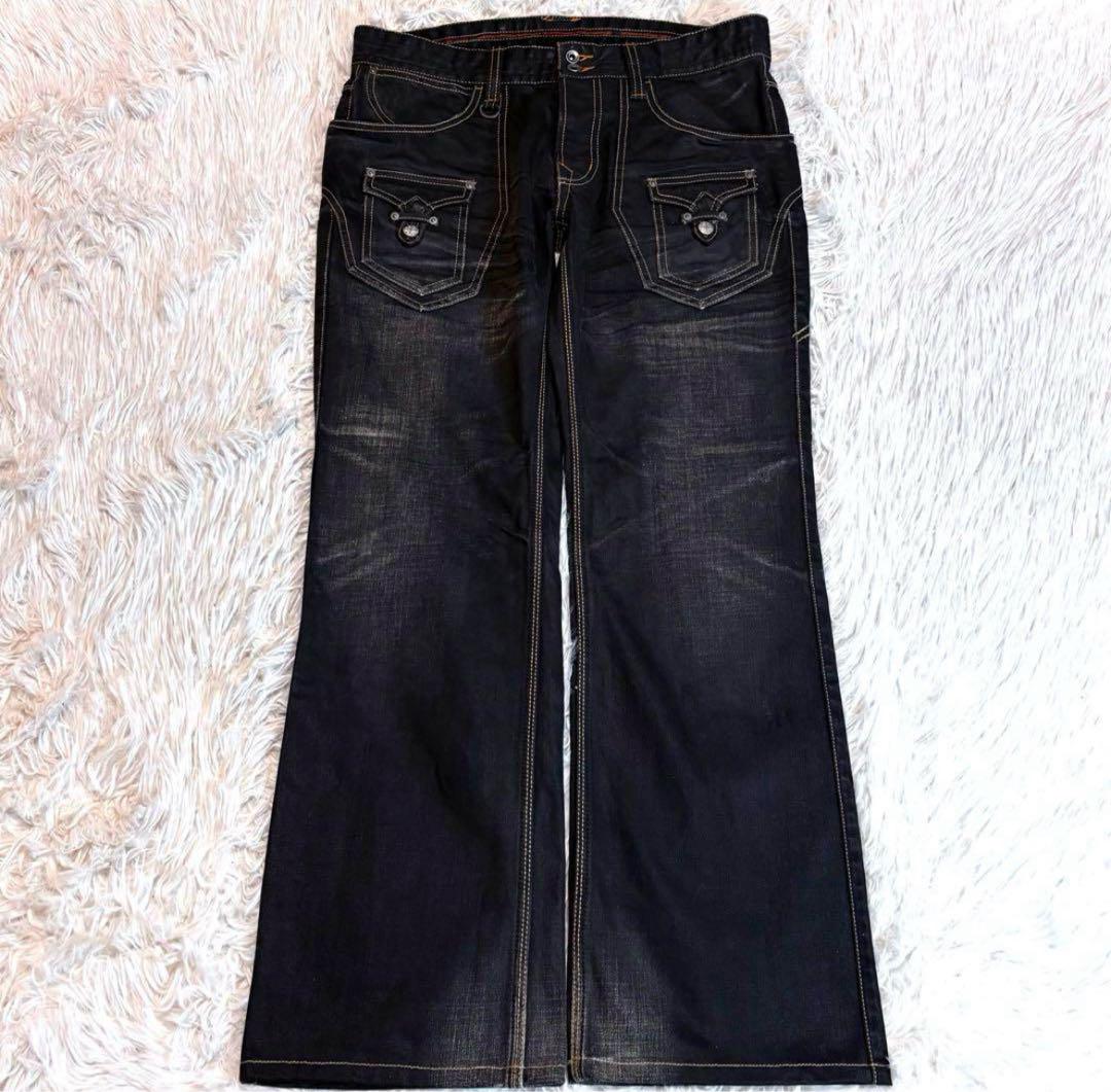 NICOLE CLUB FOR MEN フレアデニム