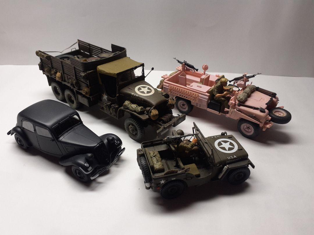 1/35タミヤミリタリーミニチュア4台セット