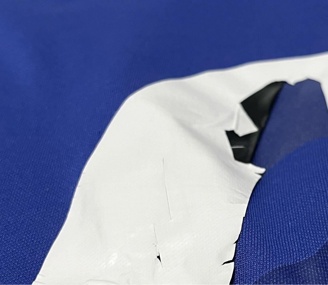 日体大 サッカー ユニフォーム adidas 上下セット 白 青