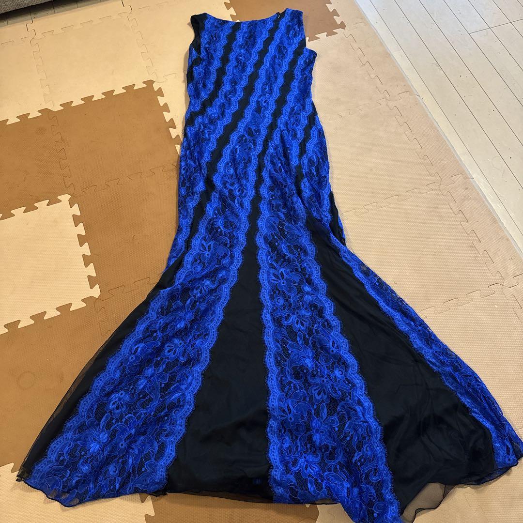 TADASHI SHOJI ロングドレス 衣装 レース フラメンコ 社交ダンス