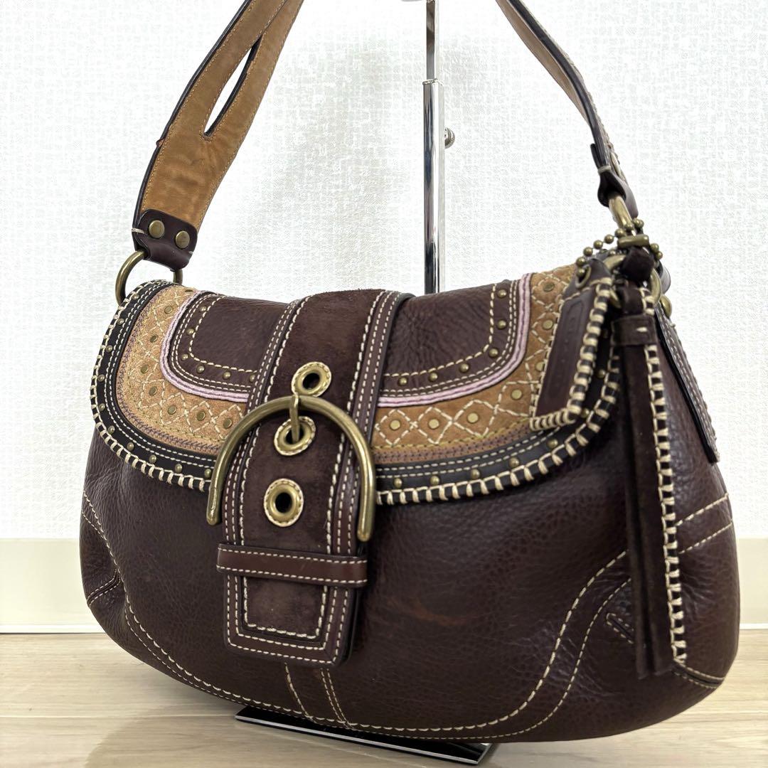 バッグ Authentic coach y2k sohoo handbag