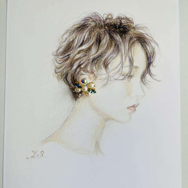 デザイン画 アクセサリー着画用 ハンドメイド ショートへア 2 メルカリ デザイン画 アクセサリー着画用 ハンドメイド ショートへア 2 メルカリ