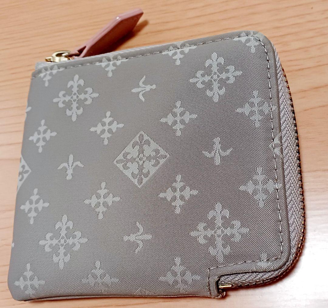 値下げ！！　♡ラシット♡　グレー&ピンク　財布　人気カラー　保存袋有