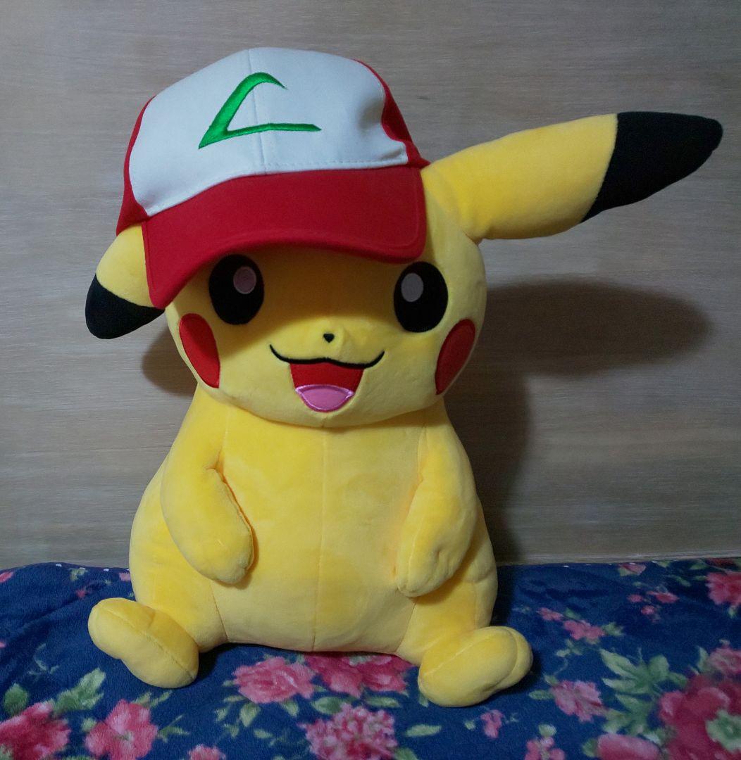 ポケモン サトシの帽子をかぶったピカチュウのぬいぐるみ タグ無し メルカリ ポケモン サトシの帽子をかぶったピカチュウのぬいぐるみ タグ無し メルカリ