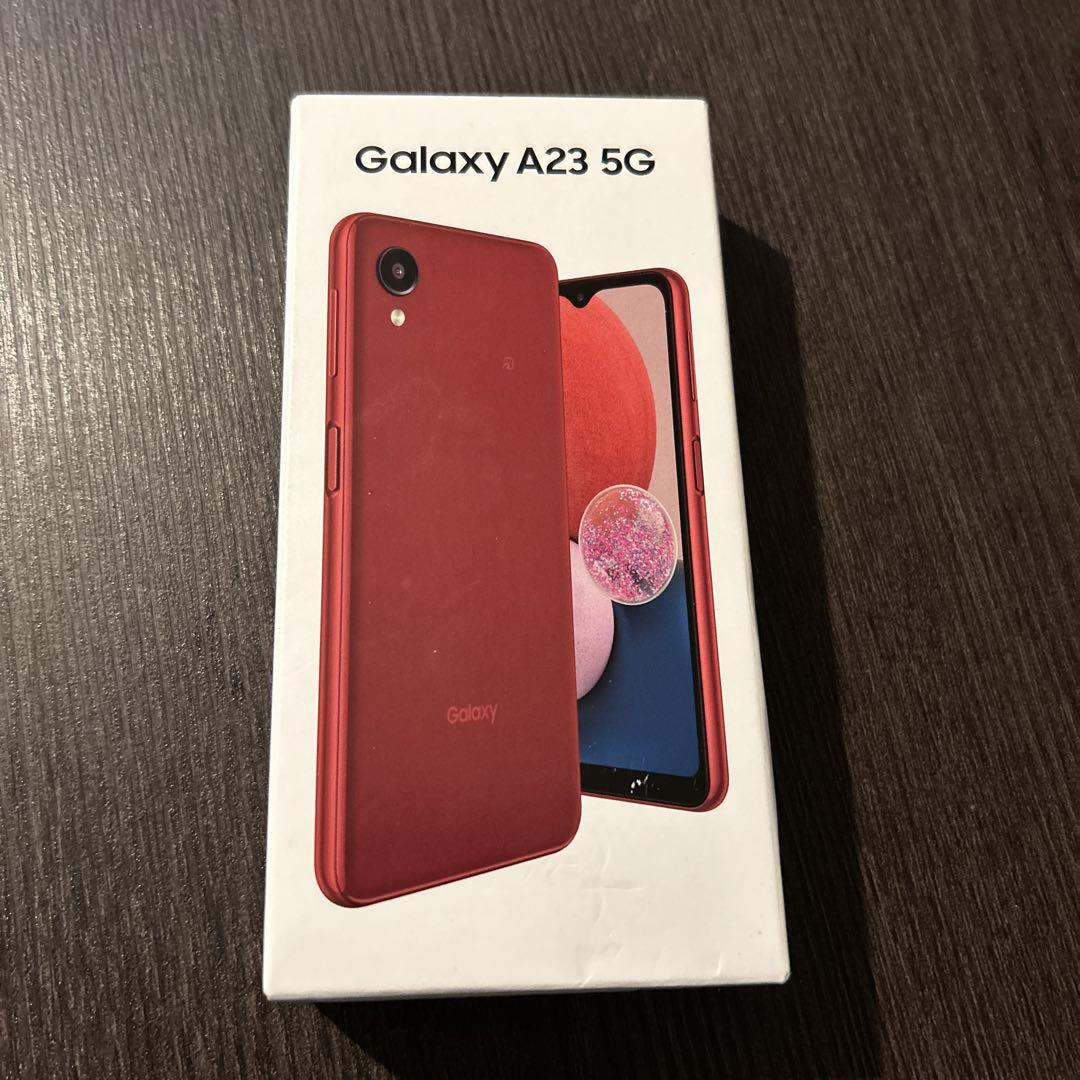 Galaxy A23 5G SCG18 Red (64GB) - スマートフォン本体お 得 な