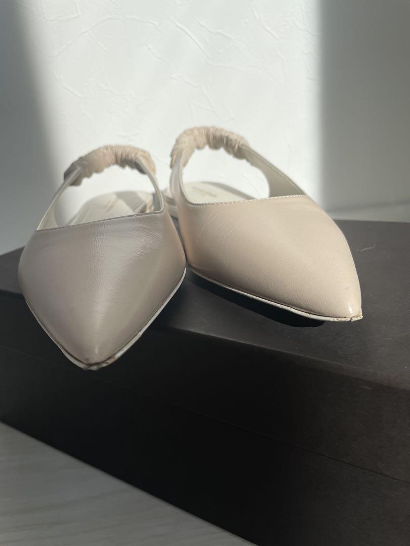 BOTTEGA とりあえ VENETA ベージュ ローヒール ミュール