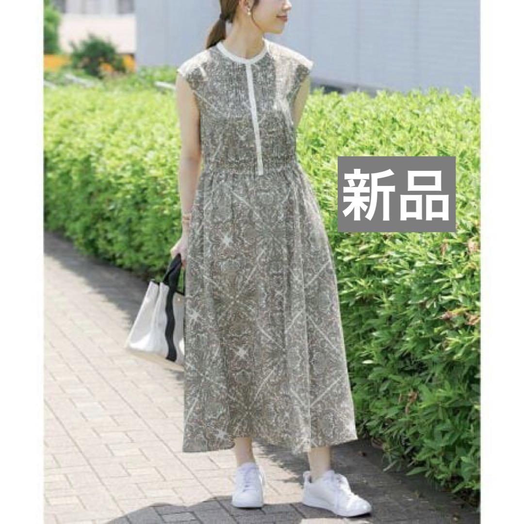 【NEW限定品】 新品タグ付き アーバンリサーチサニーレーベル エスニックパネル ワンピース