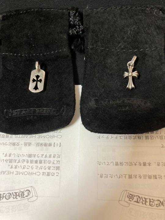クロムハーツ　ベビーファット　タイニークロス　ドッグタグ