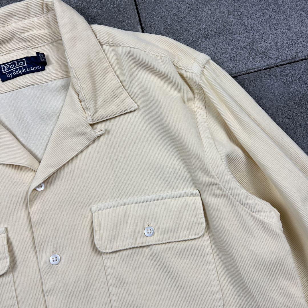 トップス 00s POLO ralph lauren open collar shirts