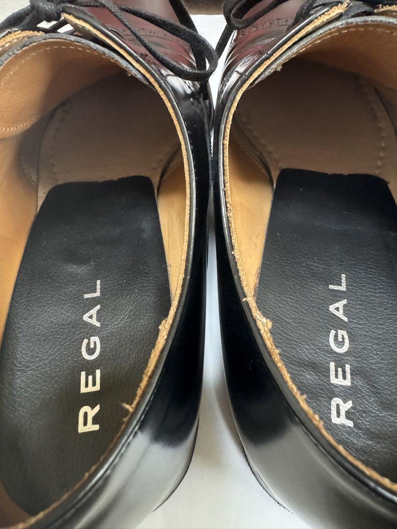 REGAL　リーガル　【27】　革靴　ストレートチップ　黒　122R　レザー