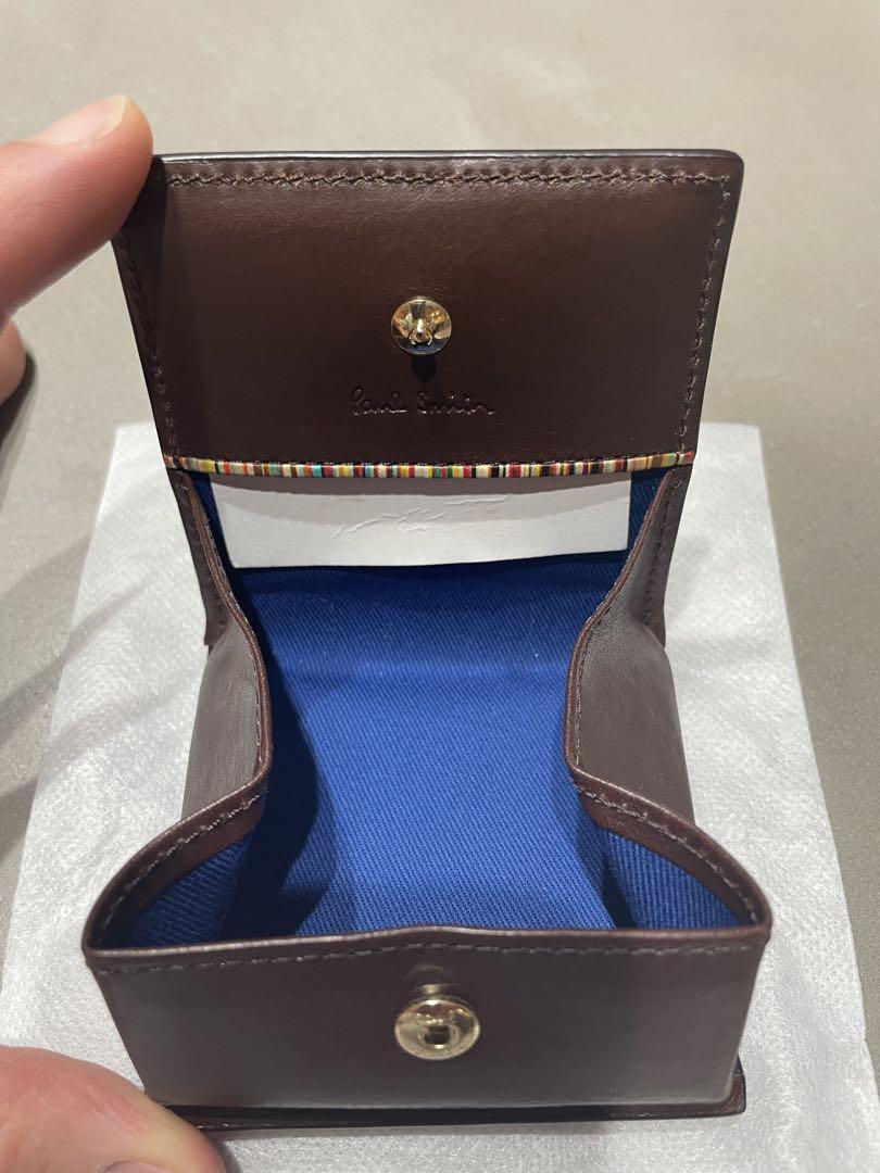 【新品未使用】Paul Smith オールドレザー2 コインケース チョコ