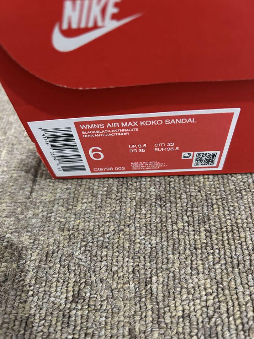 NIKE ナイキ エアマックスココ 23cm 新品　ブラック　サンダル