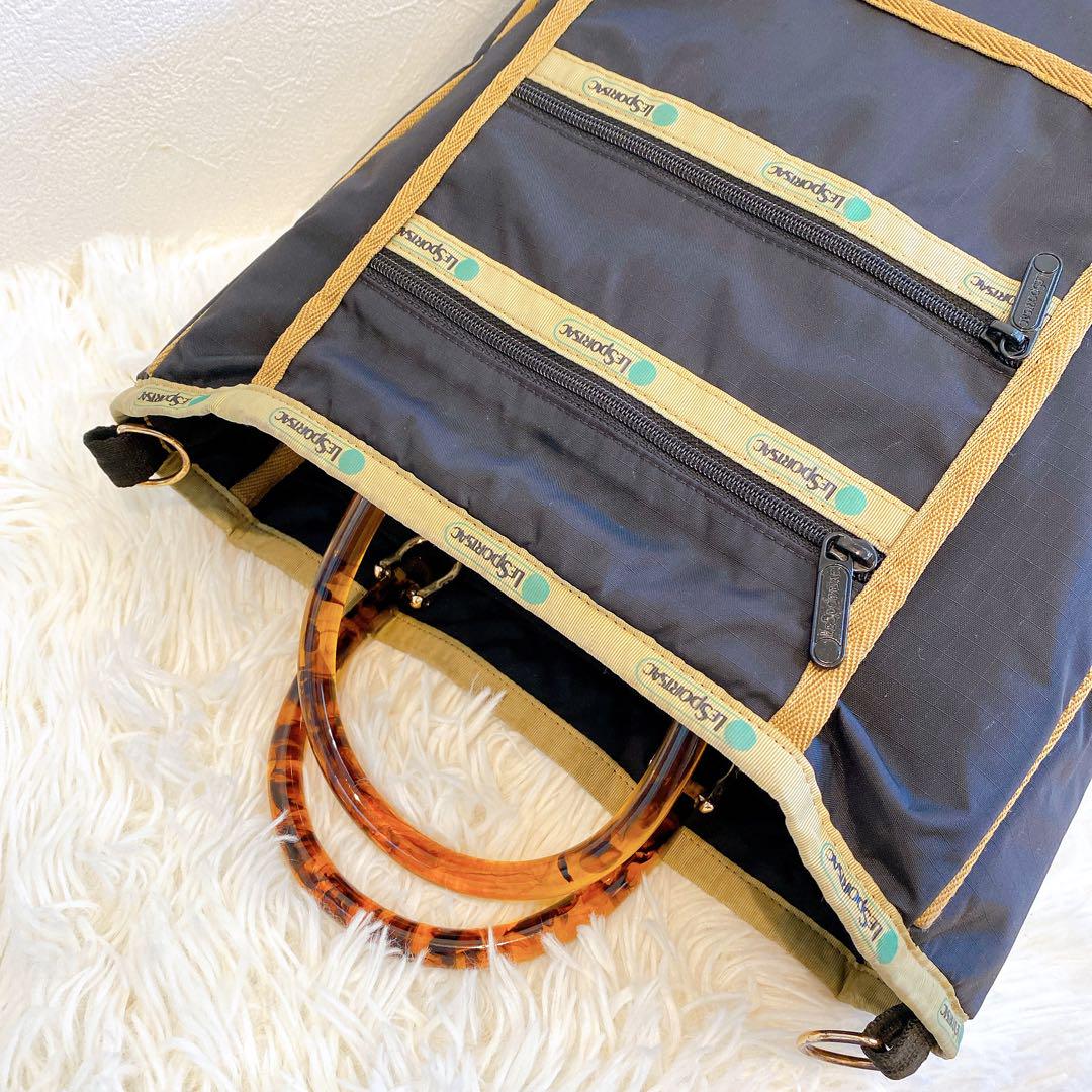 LeSportsac レスポートサック　アトリエ　バッグ　限定トート　べっ甲 LeSportsac レスポートサック アトリエ バッグ 限定トート