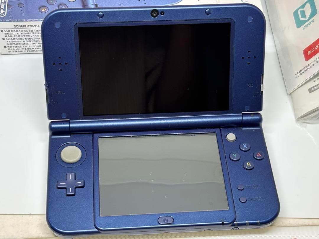 希少品✨Newニンテンドー3DS LL メタリックブルー 完品セット