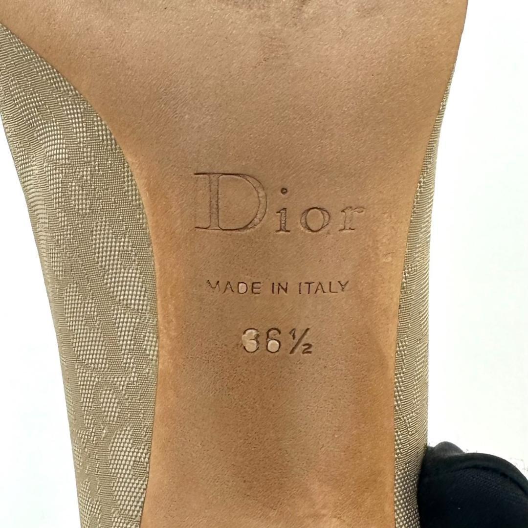 Christian Dior パンプス ロッター スクエアトゥ CDロゴリボン Christian Dior パンプス ロッター スクエアトゥ CDロゴリボン