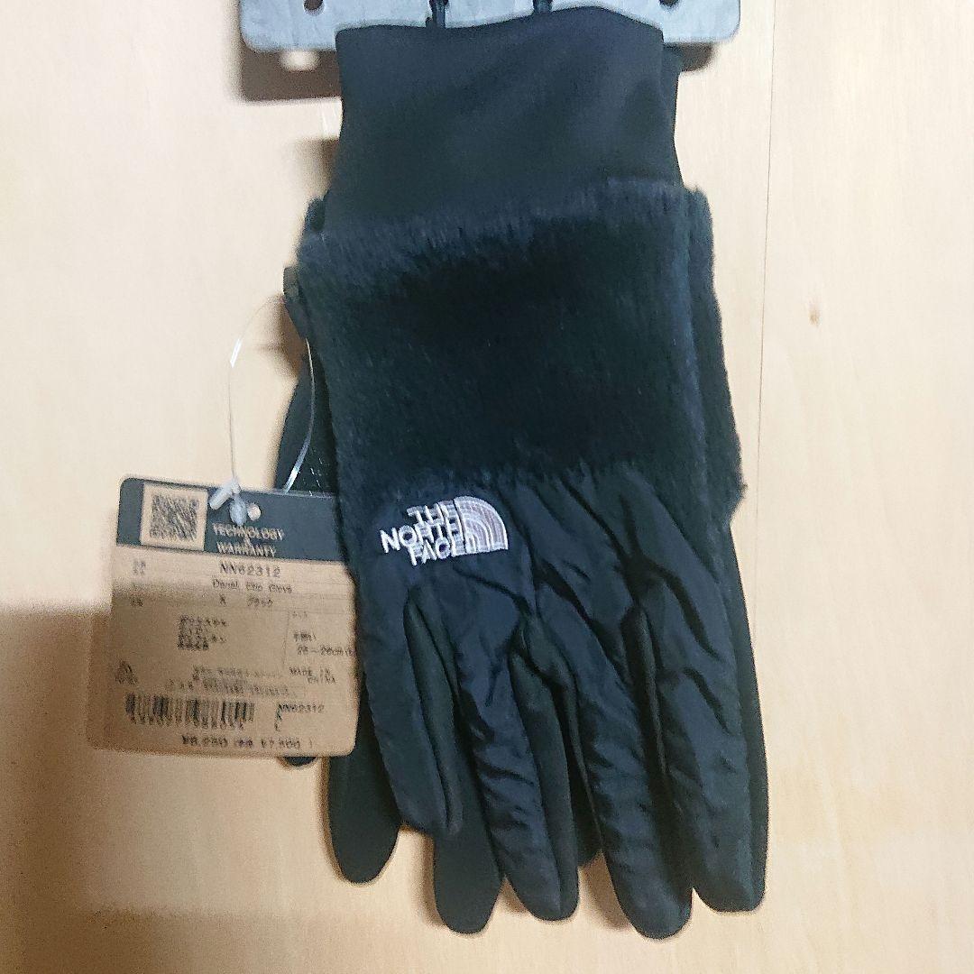 新品 ノースフェイス 手袋 Ｌサイズ デナリ イーチップ グローブ 黒