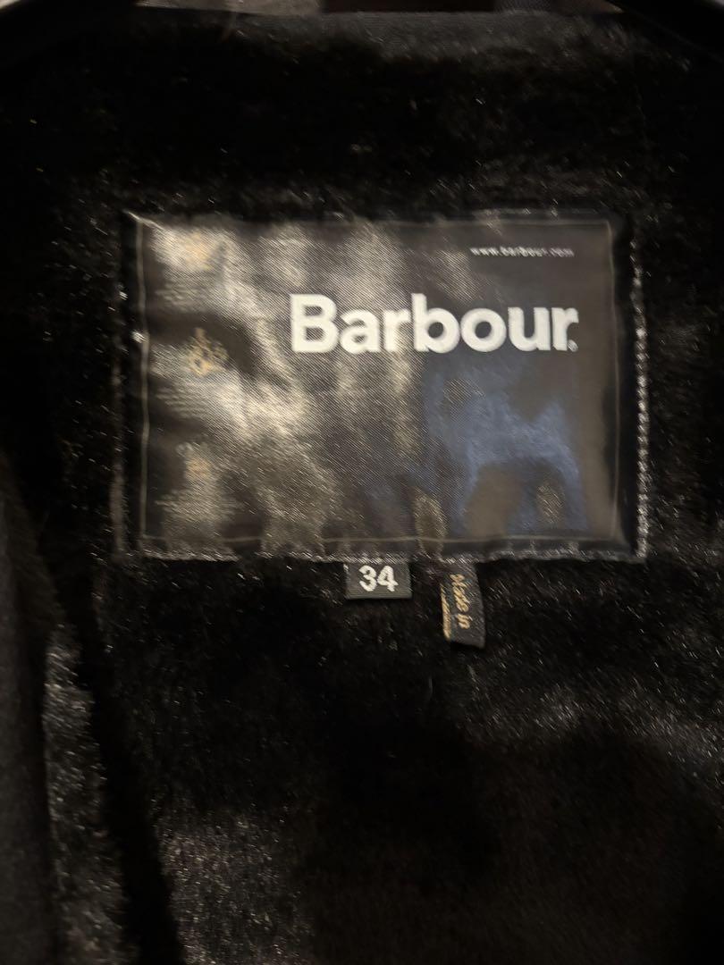 Barbour border 34 WAXED ボーイズマーケット ライナー付き - メルカリ