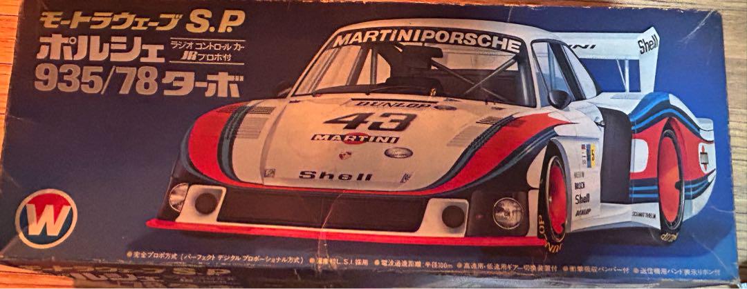 ポルシェ 43 JR MOTOR-WAVE ラジコン昭和レトロ、４０年前レア物 ポルシェ 43 JR MOTOR-WAVE ラジコン昭和レトロ、40年前レア物