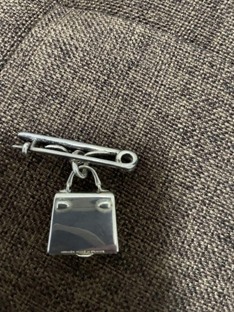 エルメスHERMES 　ケリーネックレスピルケース　トップ　純正シルバーピンつき
