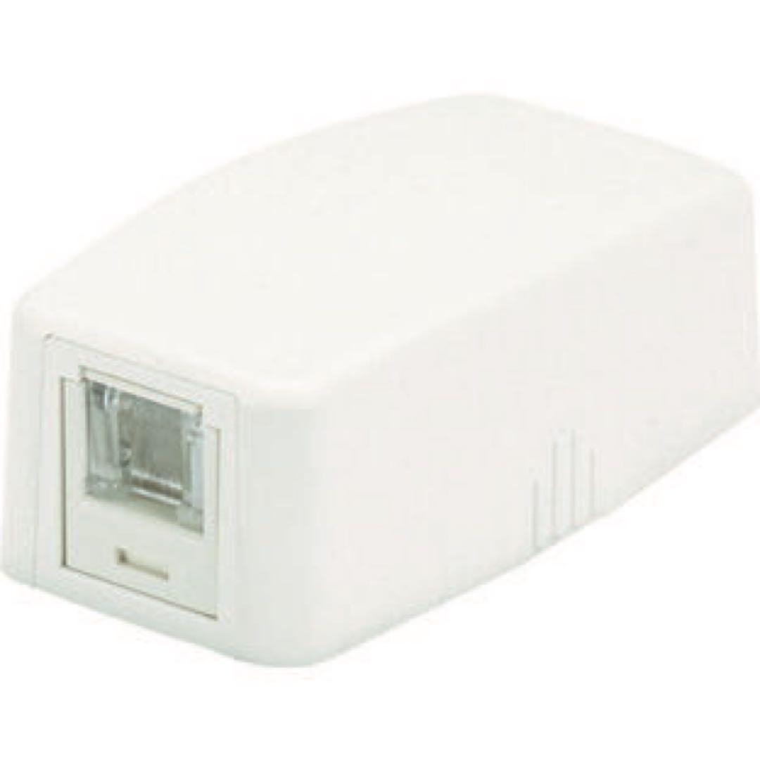 【送料無料】PANDUIT CAT5eローゼットボックスキット 1個口白　10個