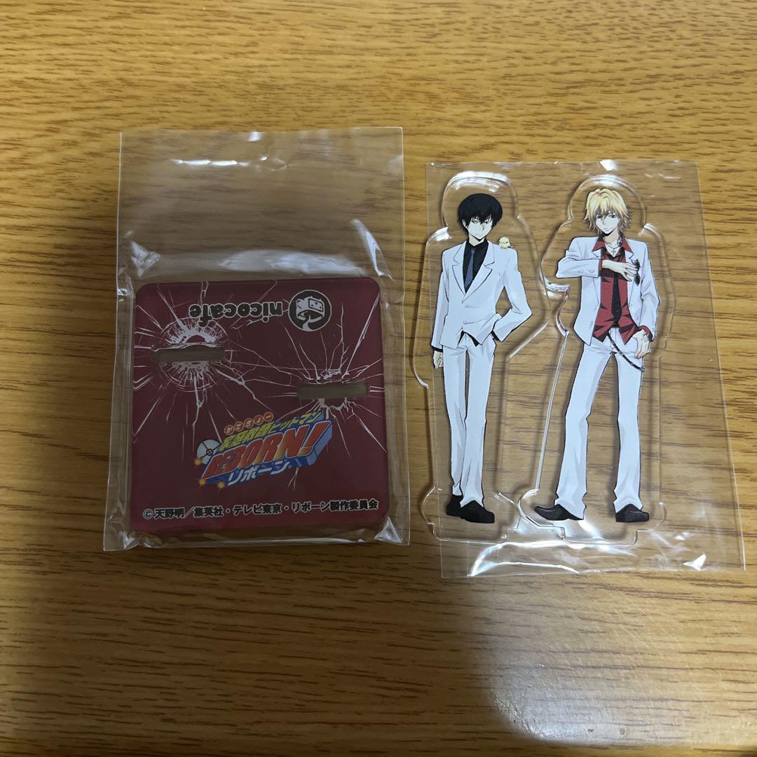 【リボーン】ディーノ 雲雀 ペアアクリルスタンド ニコカフェ 家庭教師ヒットマンREBORN! アクリルスタンド 雲雀恭弥
