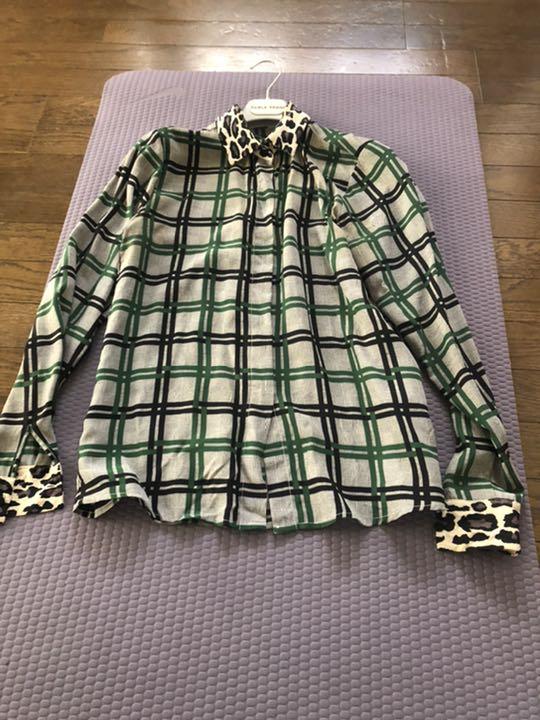 【MSGM】シルク100% シャツ