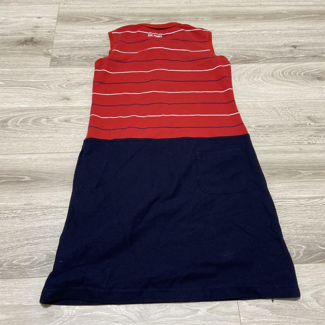 美品✨】BEAMS GOLF レディース ゴルフウェア ワンピース レッド