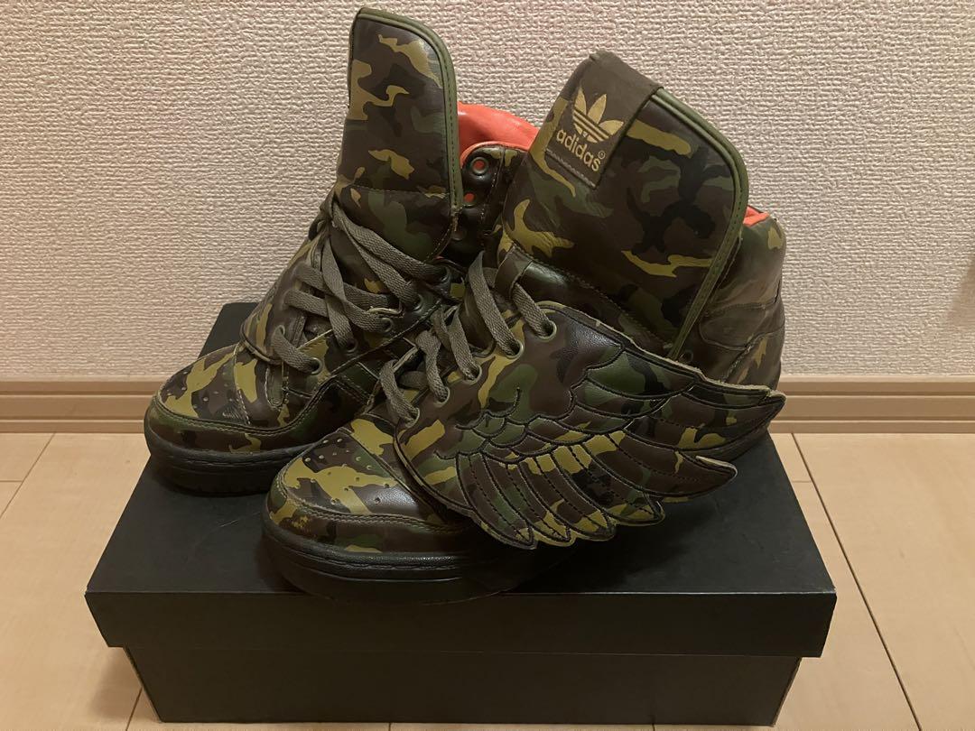 adidas ×JEREMY SCOTT 迷彩柄 スニーカー 27.0