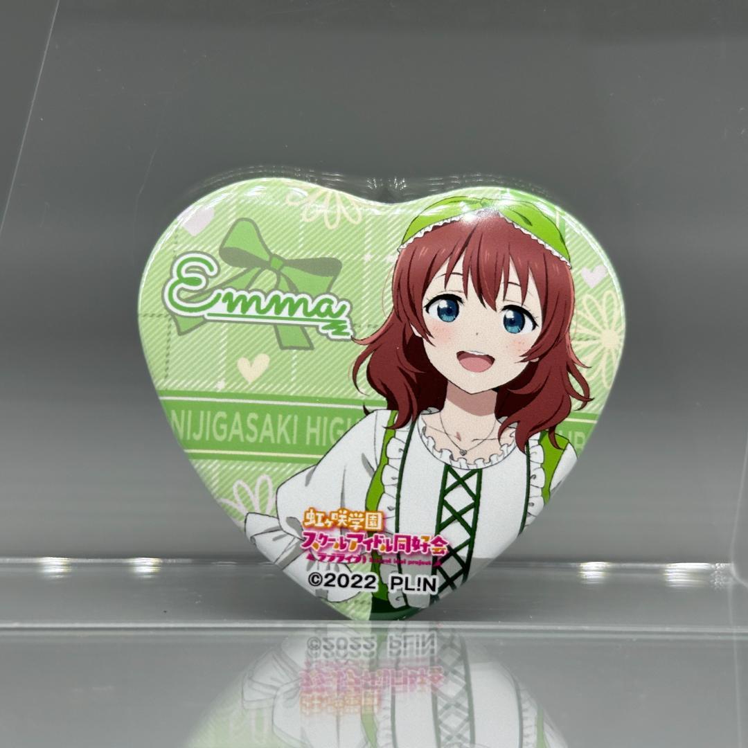 ラブライブ！虹ヶ咲 GIGOコラボカフェ 缶バッジ フリルドレス