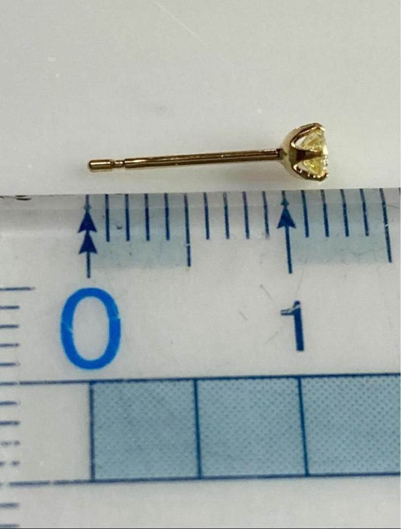 専用　K18 天然ダイヤモンドピアス 計2ct ブラウン系 hana-pearl_k18-de02