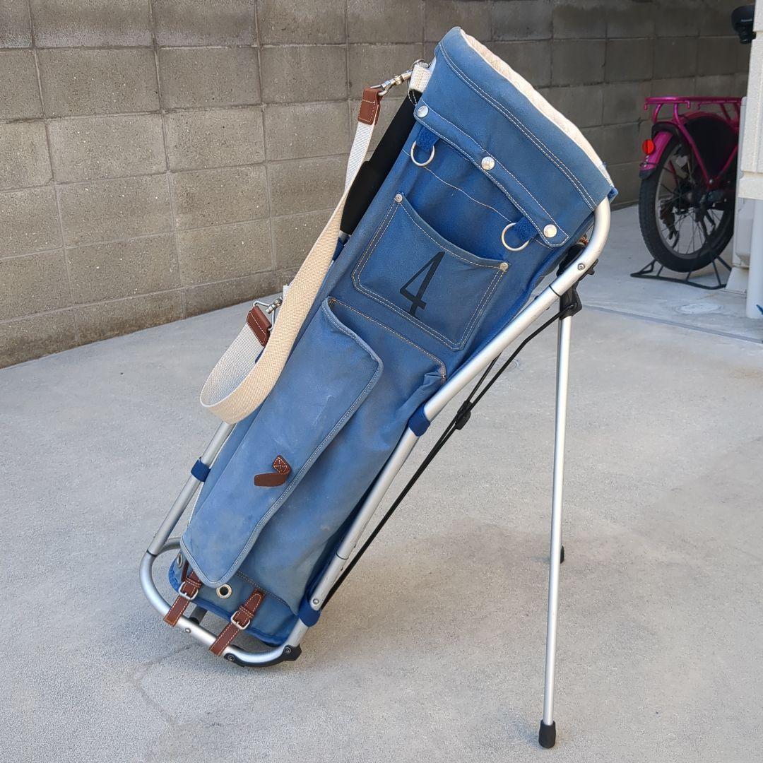 ミズノ　フレームウォーカー　 木の庄帆布　 キャディバッグ