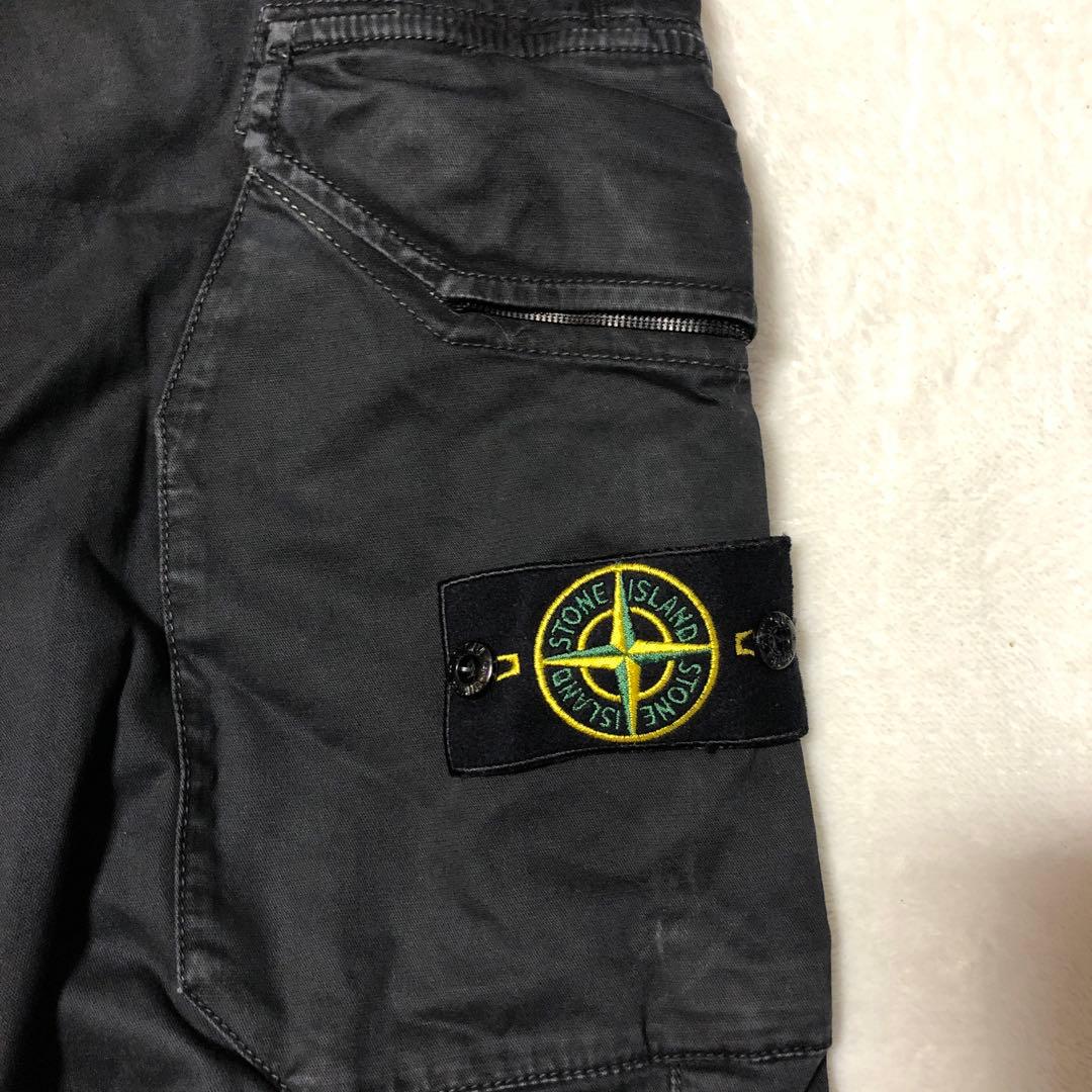 現品現品✨定番✨ STONE ISLAND ツイル カーゴパンツ Lサイズ ワーク